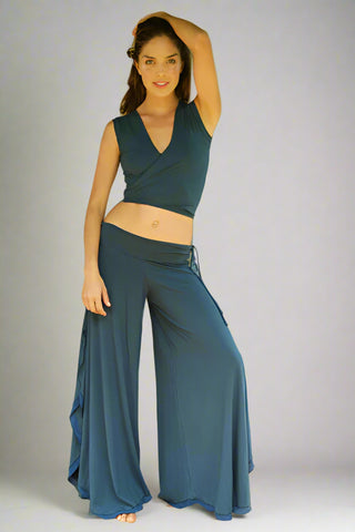 STAR-DANCER LONG PANTS Solid Color
