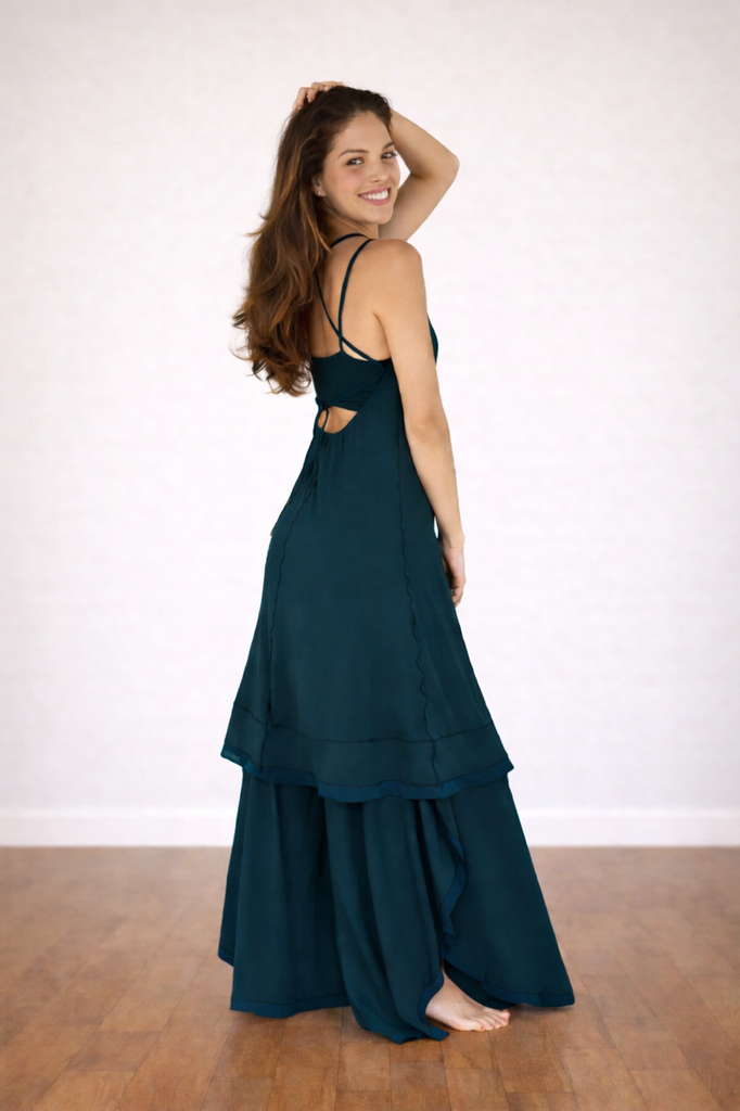 SUNDARI DRESS WITH SILK - New Design!